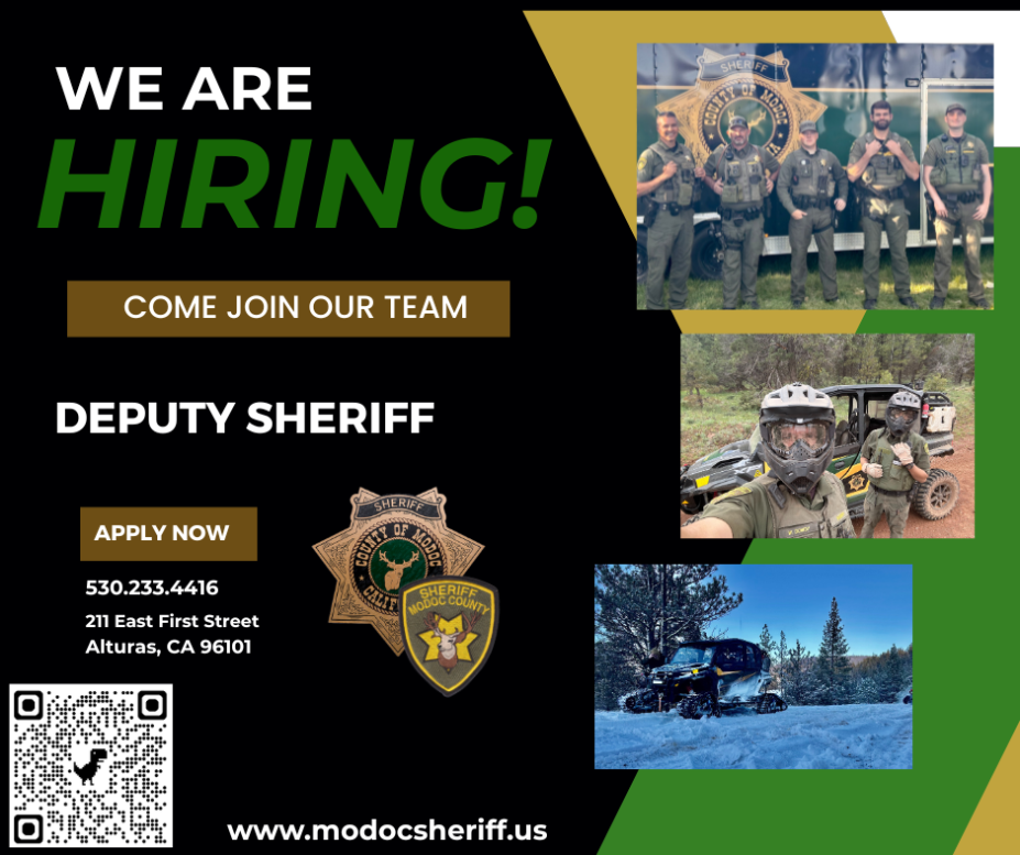Hiring Deputy Sheriff's I &amp; II